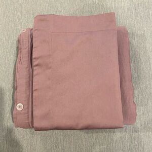 EUC Purple Queen Size Duvet Cover Set with 2 Shams Luxury Hotel 660 Thread Count